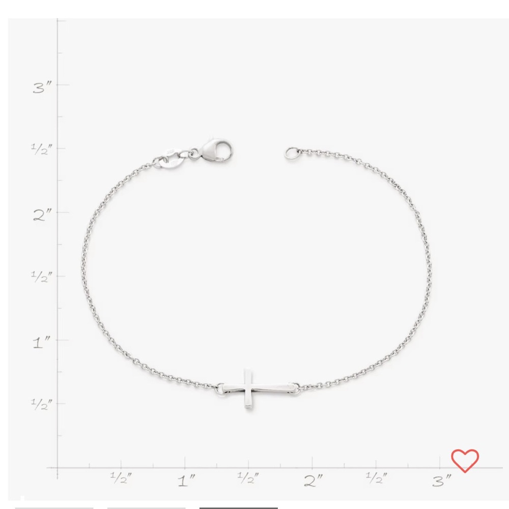 James Avery: Petite Latin Cross Link Bracelet